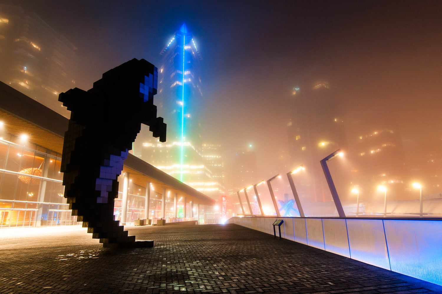 Orca Vancouver in the fog